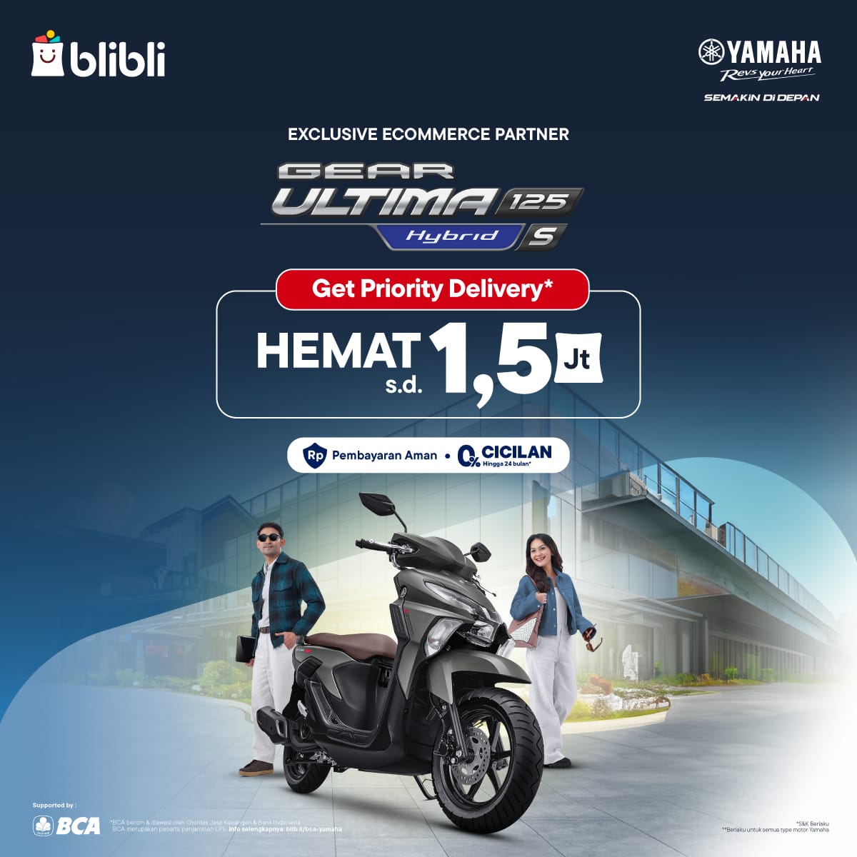Order Online Dibuka, Dapatkan GEAR ULTIMA Motor Kuat, Hebat, No Debat