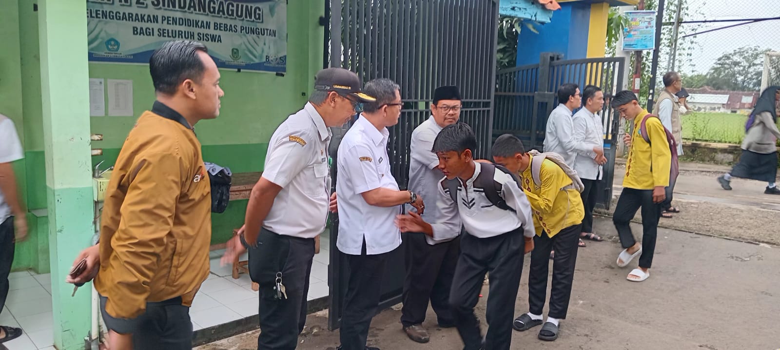 Kepala Disdikbud Kuningan Sidak Program Sekolahku Keren, Demi Kedisiplinan dan Pembentukan Karakter Siswa