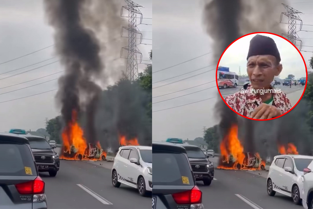 Kronologi Kecelakaan di Tol Jakarta Cikampek Km 58 Hari Ini, Kesaksian Sopir Bus: Gran Max Nyeberang di Depan