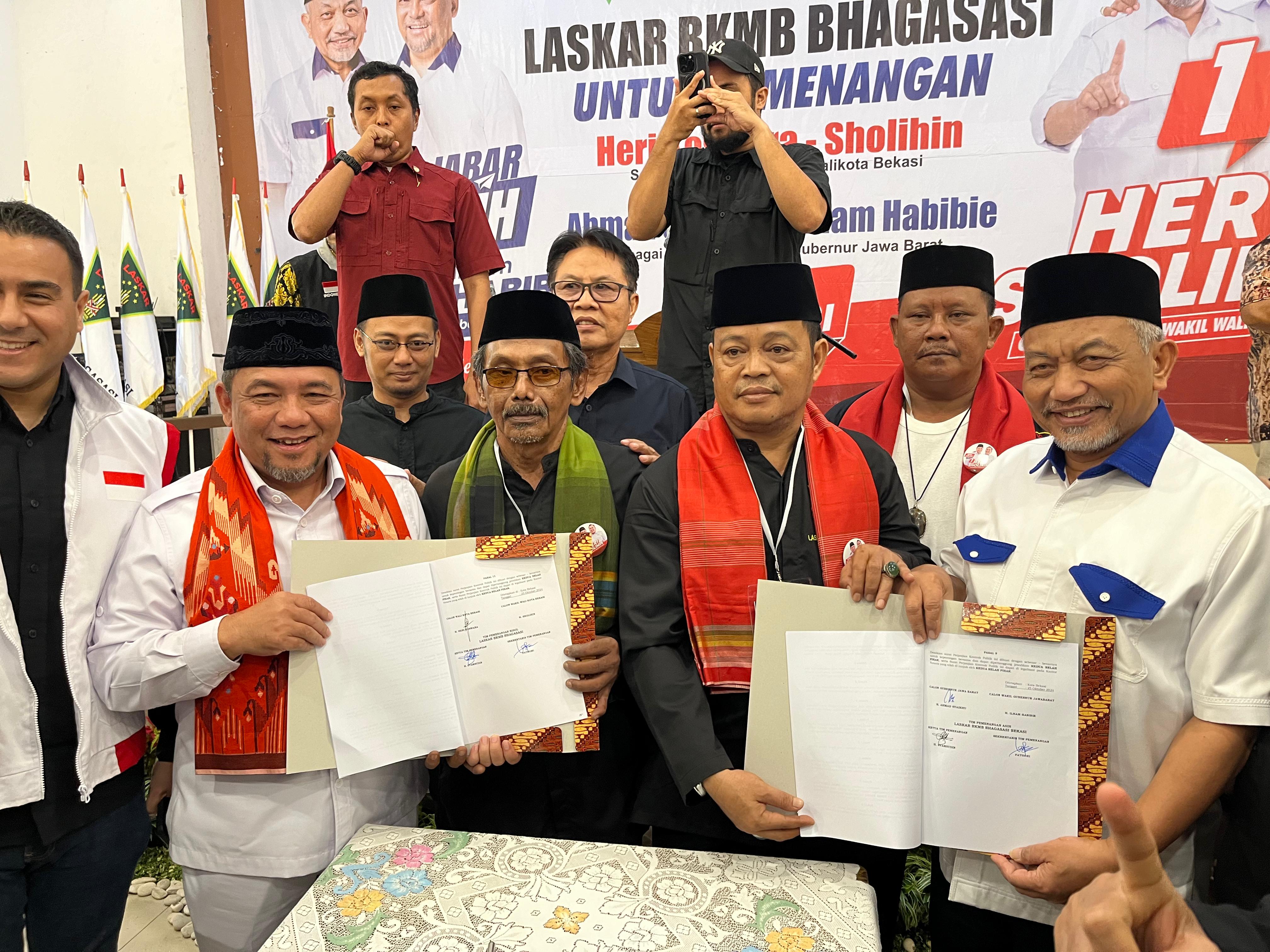 Punya Rekam Jejak Jelas, Laskar BKMB Bhagasasi Deklarasi Dukung ASIH