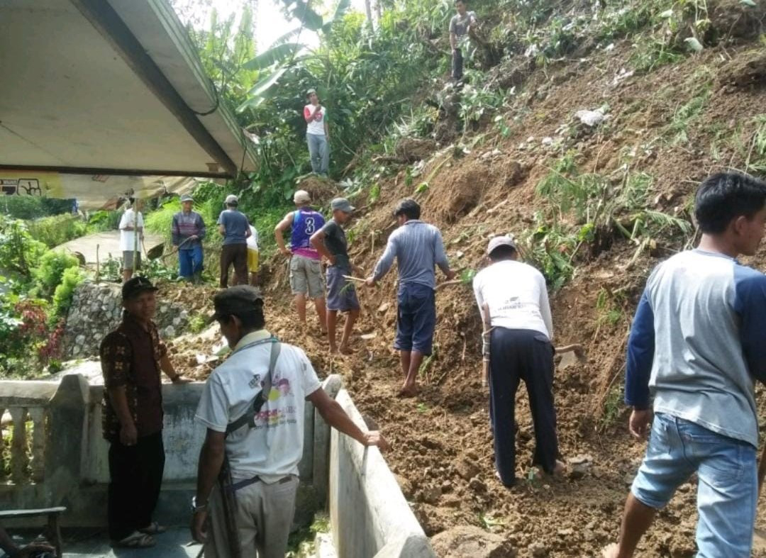 Bencana Longsor Kembali Terjadi, BPBD Kuningan Pastikan Tidak Ada Korban Jiwa