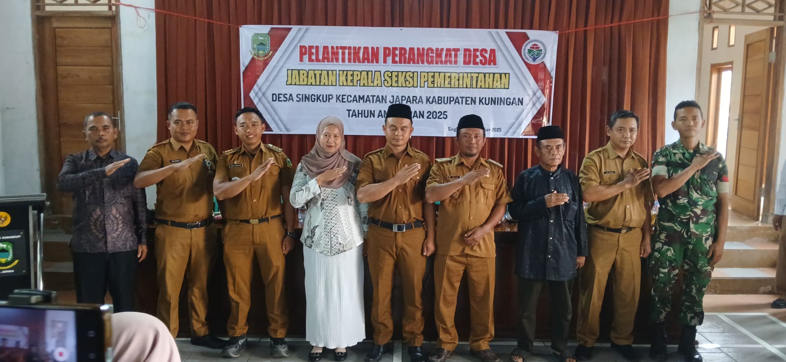 Wisnu Saputra Resmi Menjabat Kasi Pemerintahan, Ngabihi Singkup Kini Tak Lagi Kosong