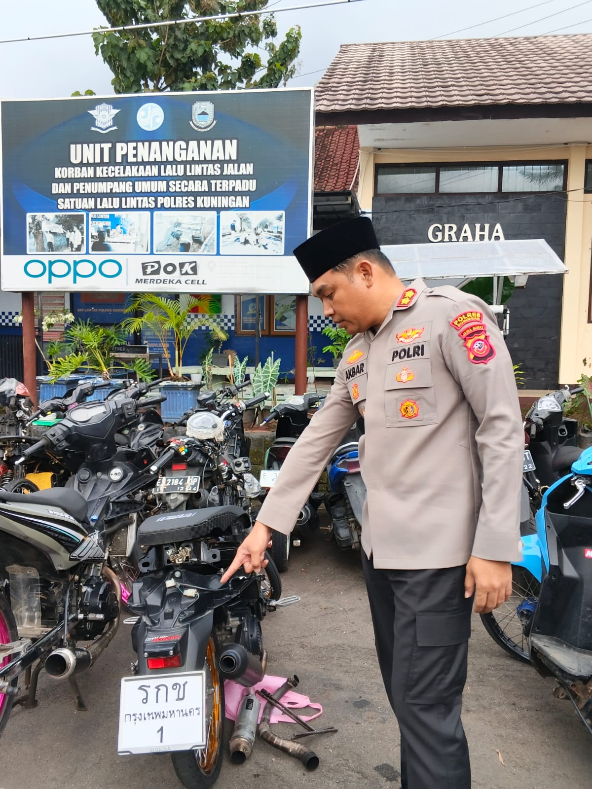 Scoopy Berpelat Thailand Diciduk Polisi di Jalan Protokol Kuningan