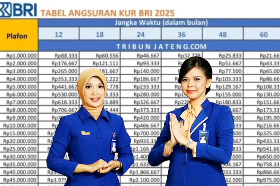 Detail Cicilan KUR BRI 2025 Rp60 Juta, Tenor Bisa Disesuaikan Kebutuhan Usaha!