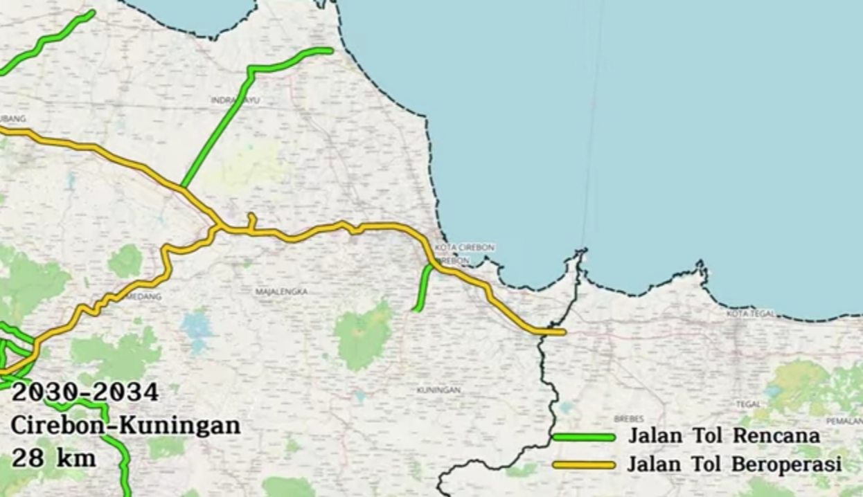 Jalan Tol Kuningan-Cirebon Masuk Rencana Umum Jaringan Jalan Nasional, Cek Faktanya