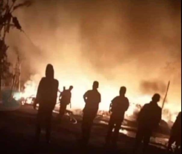 Pabrik Pengolahan Daun Cengkih di Sangkanerang Kuningan Ludes Terbakar, Urip Rugi Ratusan Juta Rupiah