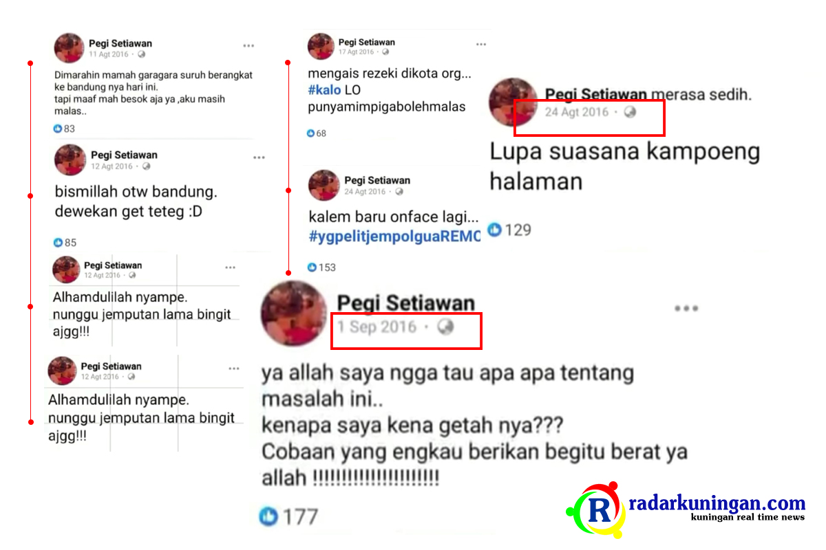 Deretan Status Facebook Pegi Setiawan 2016, DPO Tapi Aktif Share Lock: 'Kenapa saya kena getahnya?'