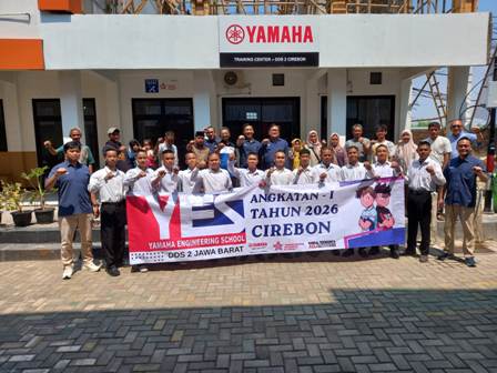 Yamaha Engineering School Cetak Teknisi Profesional, YES Bandung Angkatan ke-18 Lulus 100% Terserap di Bengkel