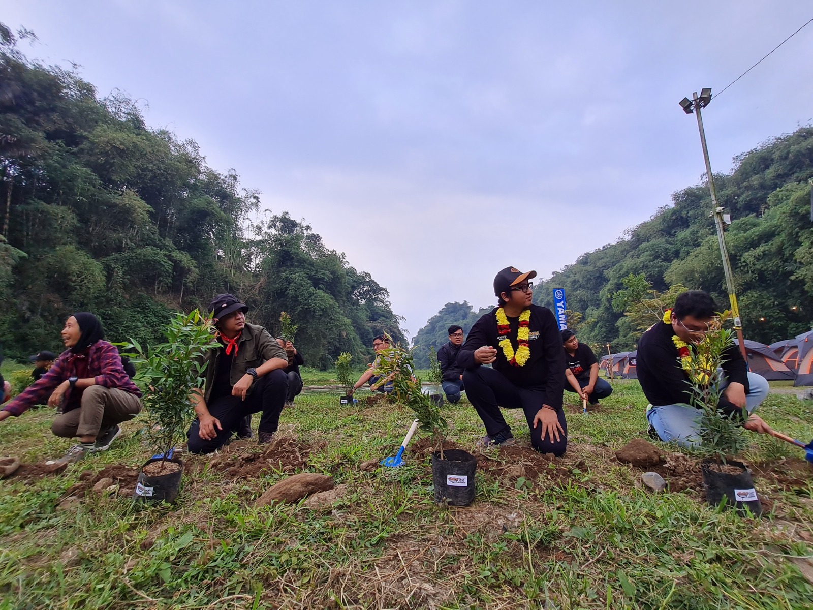 Tampil Beda dengan Kultur Budaya Sunda, Maxi Yamaha Day Jawa Barat Usung Konsep Ethnic Bamboo