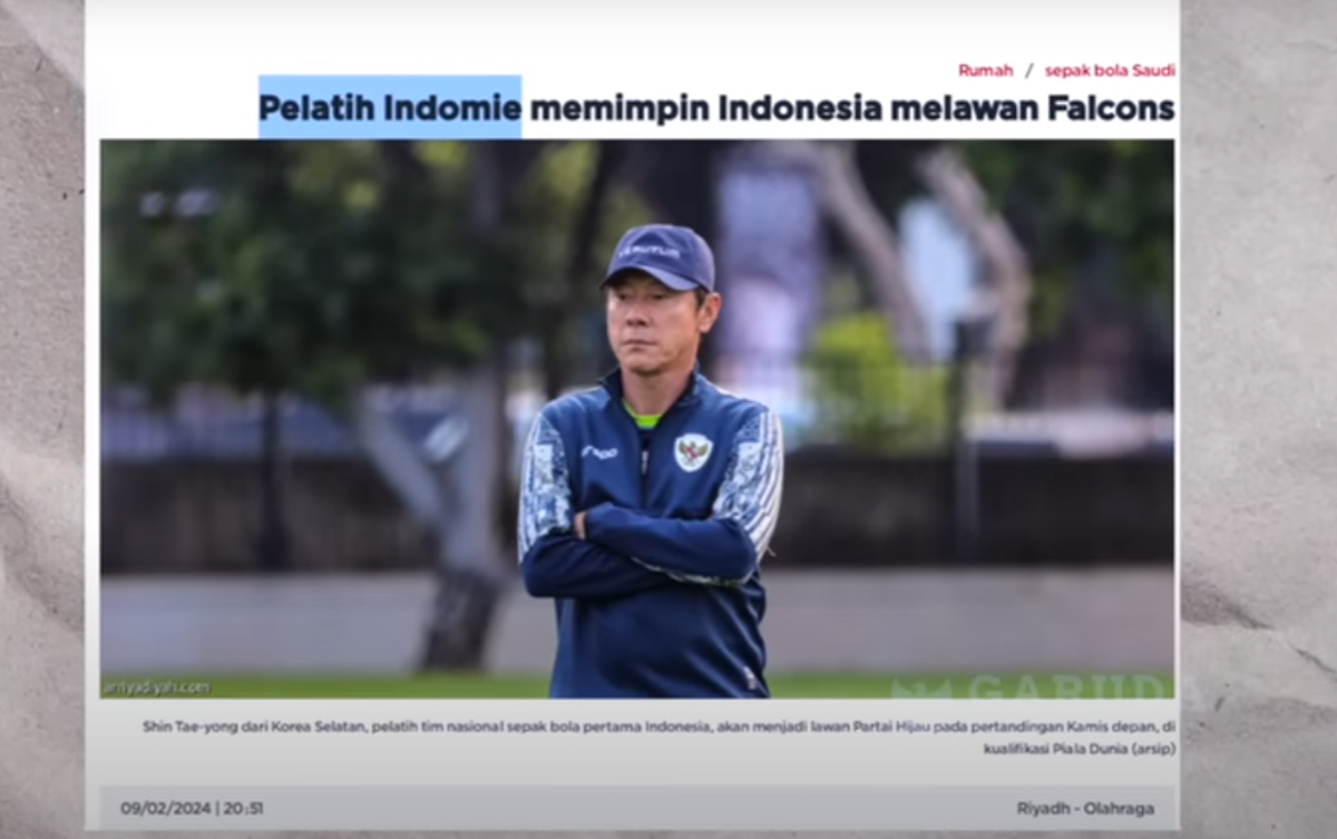 Mulai Perang Urat Saraf! Media Arab Saudi Rendahkan Pelatih Timnas Indonesia