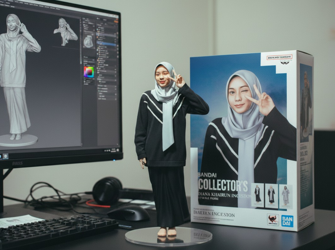 Buat Figur 3D dari Foto Anda Sendiri Pakai Gemini, Ini Prompt dan Tutorial AI Miniatur yang Lagi Viral