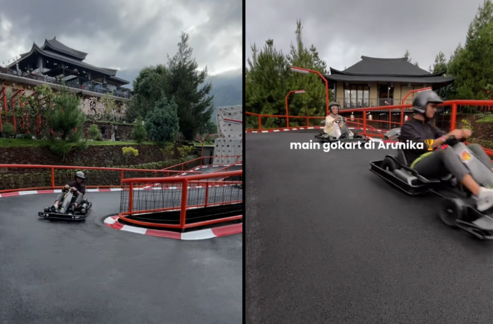 Wisata Ikonik Kabupaten Kuningan Buka Wahana Baru! Gokart Arunika Garden Kuningan, Cek Harga Tiketnya!