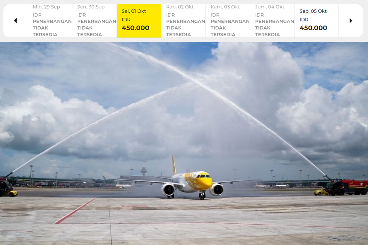 Maskapai Scoot Luncurkan Rute Bandara Kertajati - Singapura, Harga Tiket Cuma Rp 450 Ribu!