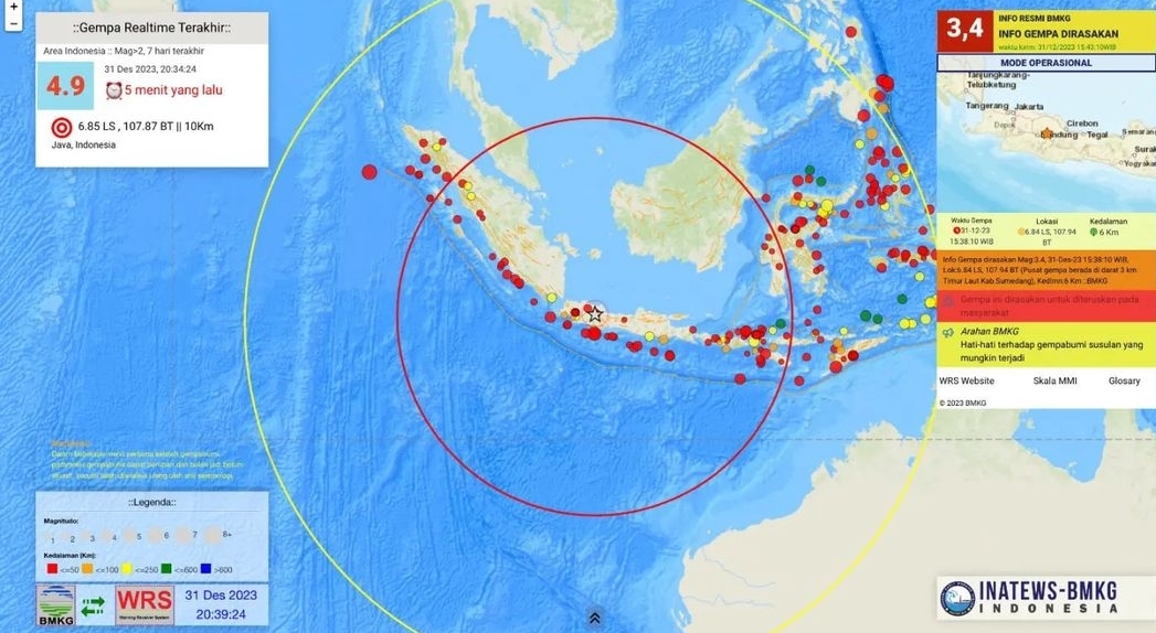 BMKG Sebut Gempa Sumedang Dipicu Sesar Baru yang Belum Terpetakan