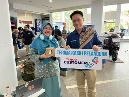 Rayakan Hari Pelanggan Nasional Bersama Yamaha, Hadirkan Kejutan Bentuk Apresiasi