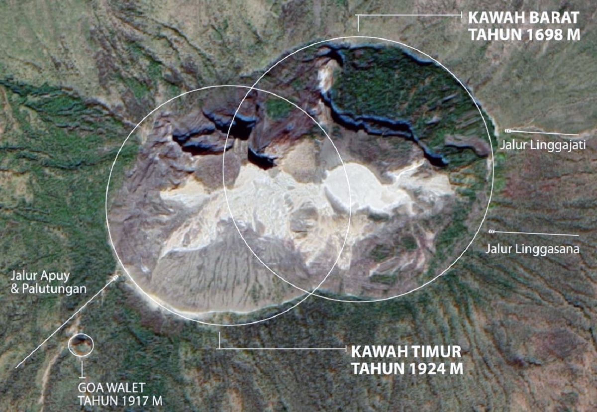 Baru Tahu, Bukan Hanya 1, Ternyata Gunung Ciremai Miliki Banyak Kawah, Ada Apa Saja? Simak Penjelasannya