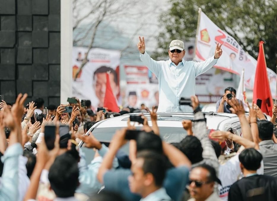 MENGEJUTKAN! Hasil Survei SPIN: Elektabilitas Prabowo - Gibran 50,9 Persen, Pemilu Bisa Satu Putaran