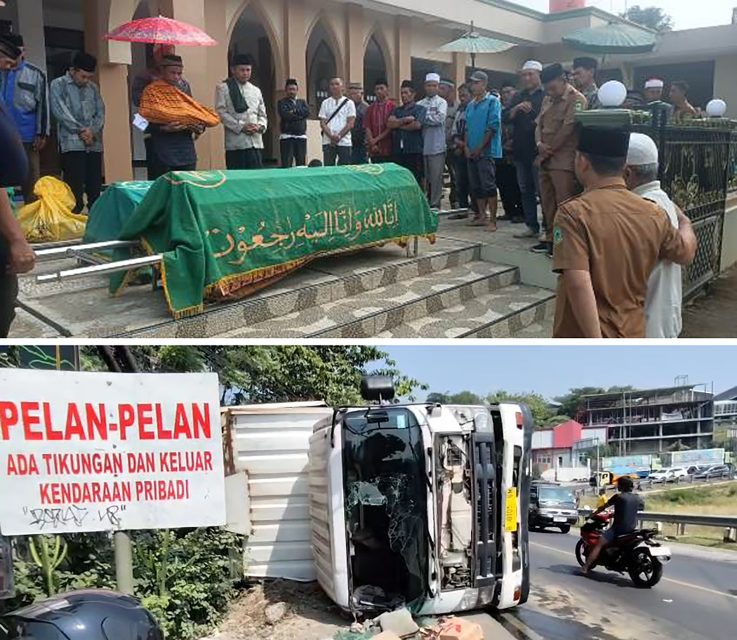 Korban Kecelakaan Maut Tanjakan Ciperna Dimakamkan di Kuningan