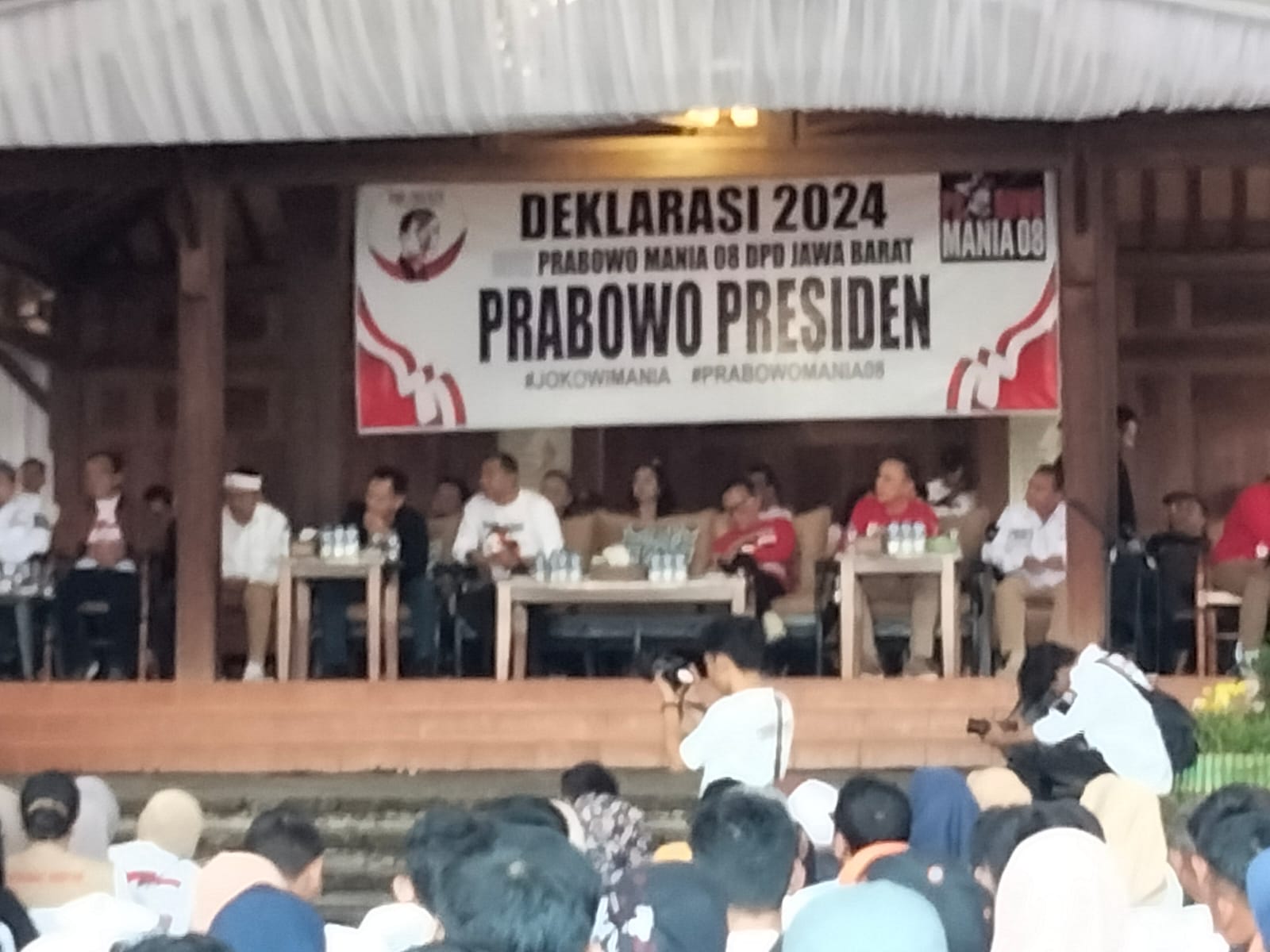 Prabowo Mania 08 Jabar Dideklarasikan, Kang Dedi Mulyadi Doakan Bacaleg DPR RI Rokhmat Ardiyan 