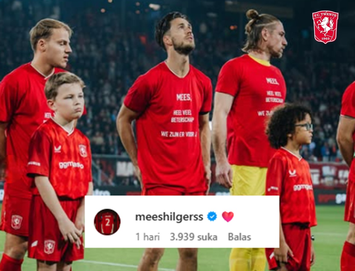 Mees Hilgers Alami Cedera Serius! Semua Pemain FC Twente Lakukan Aksi Solidaritas Pakai Nomor Punggung 2