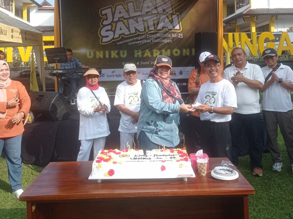 Harmoni Cinta Warnai Dies Natalis ke-23 UNIKU, Dari Ziarah hingga Jalan Santai