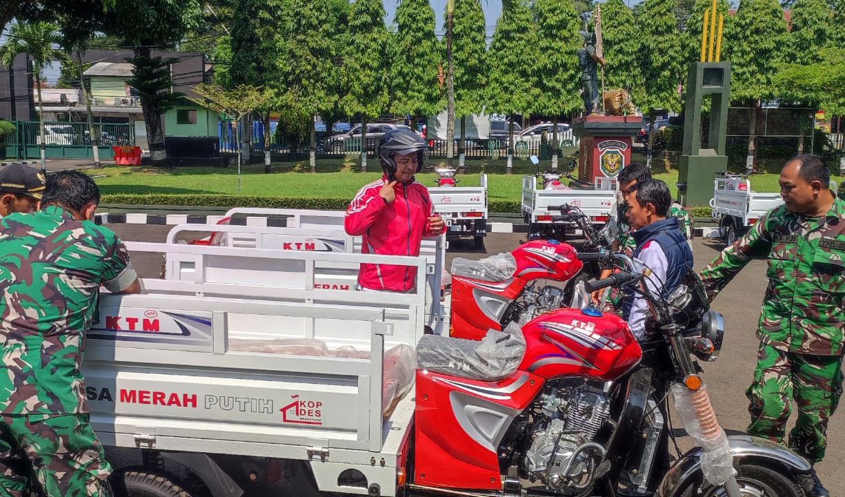 Motor Operasional Koperasi Merah Putih Mulai Disalurkan, Desa Cipicung Dapat 2 Unit
