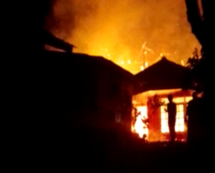 INNALILLAHI, Kebakaran Rumah di Desa Sayana, Kuningan, Wanita Berkebutuhan Khusus Tewas Terbakar