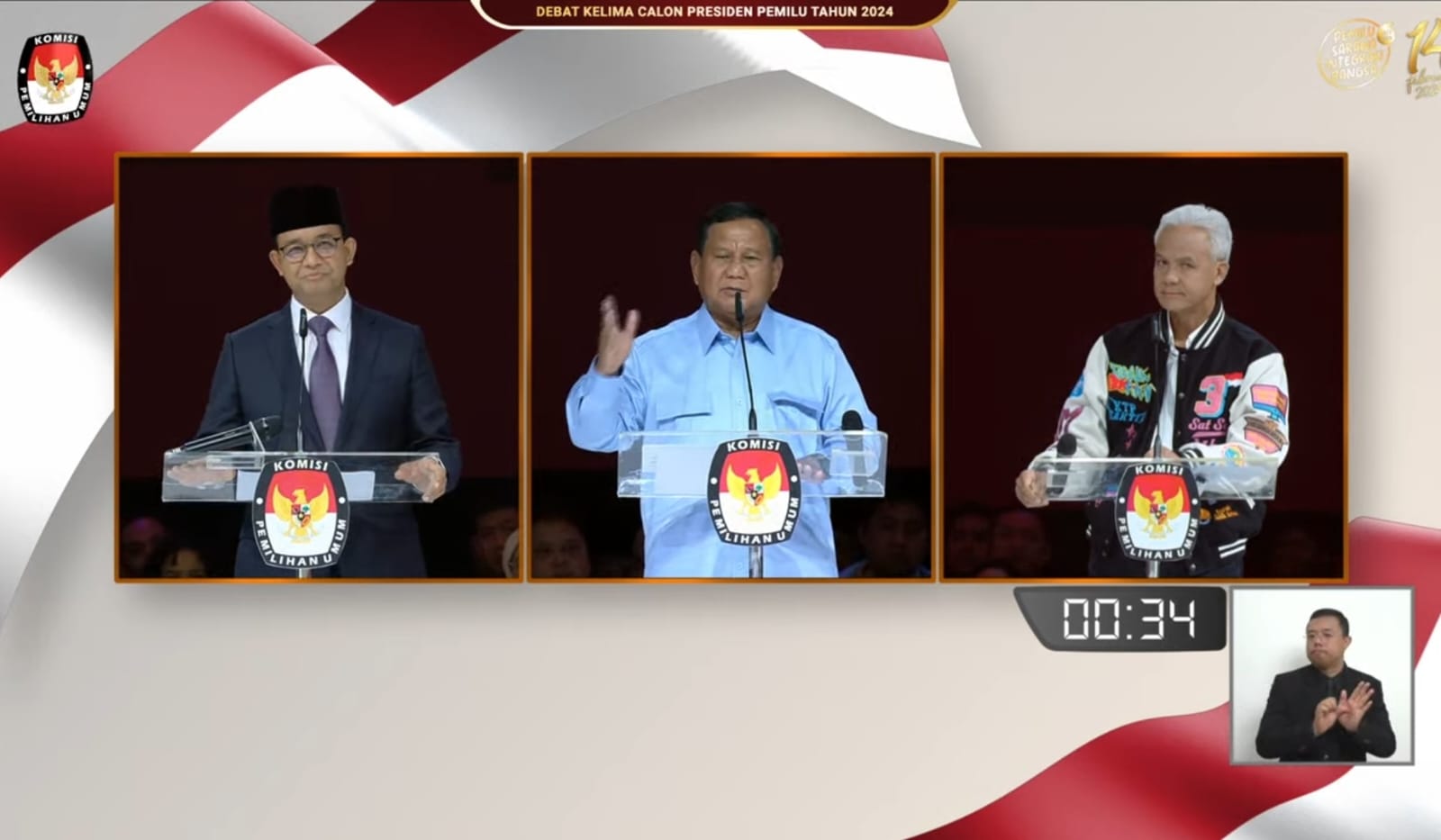 Ganjar dan Prabowo Debat Soal Stunting, Tidak Setuju Program Makan Gratis