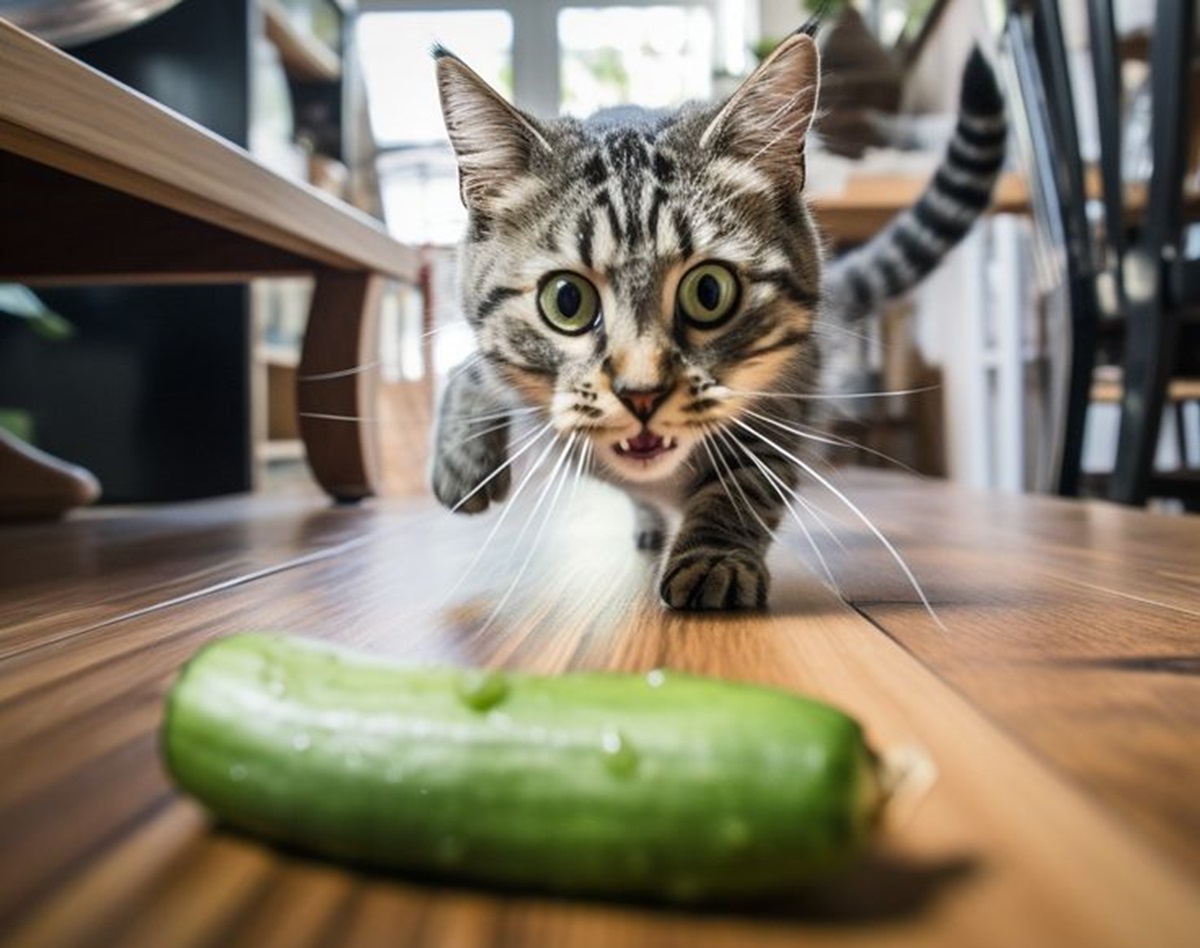 Kenapa Kucing Takut dengan Mentimun? Ternyata Ini Alasannya