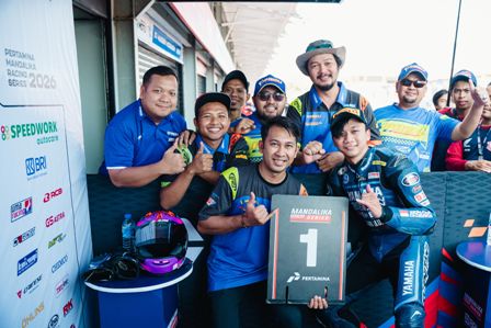 Fahmi Basam Pertahankan Gelar Juara Nasional Sport 150cc, Yamaha Bidik Titel Berikutnya di Seri Pamungkas