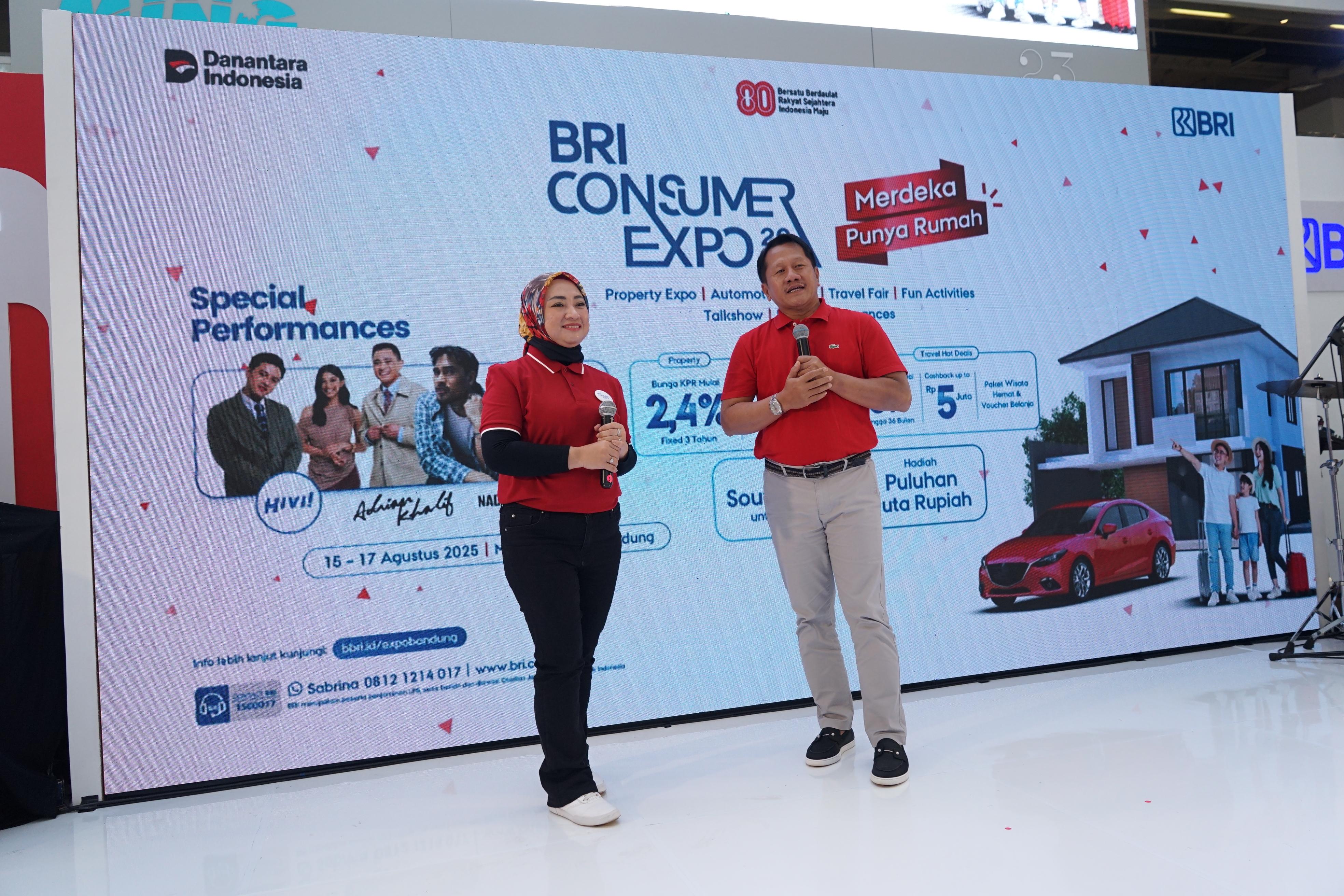 BRI Gelar Consumer Expo 2025 di Bandung, Hadirkan Suku Bunga KPR Ringan Mulai 2,40 Persen