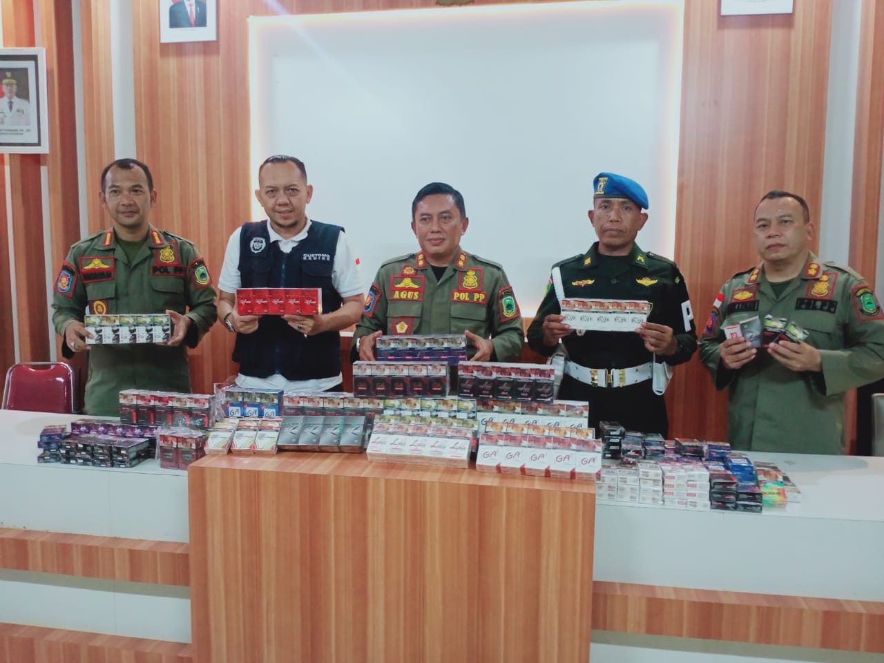 Ribuan Batang Rokok Ilegal Disita Tim Gabungan