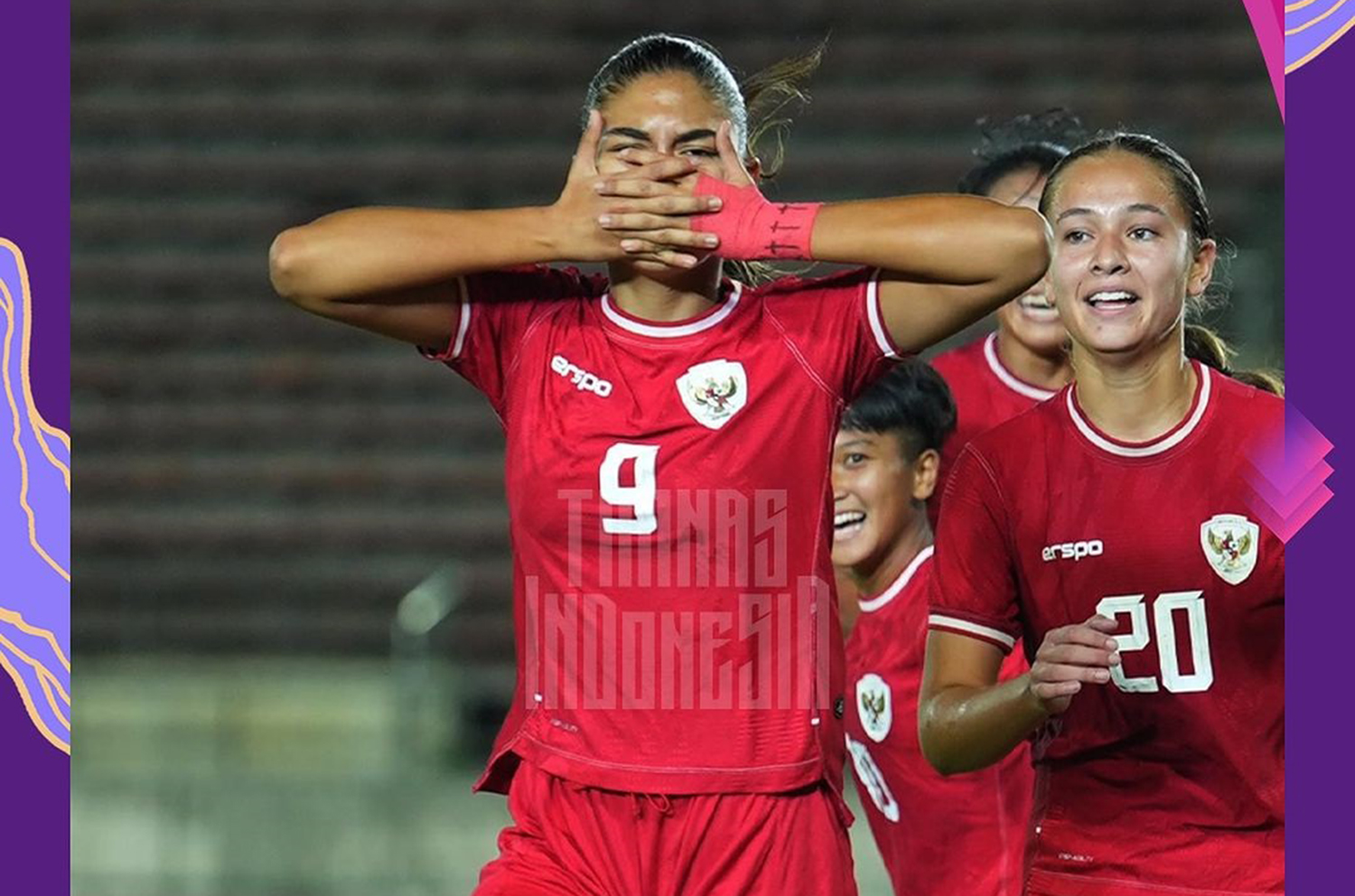 Gol Claudia Scheunemann Antar Timnas Indonesia Putri ke Semifinal Piala AFF  2024