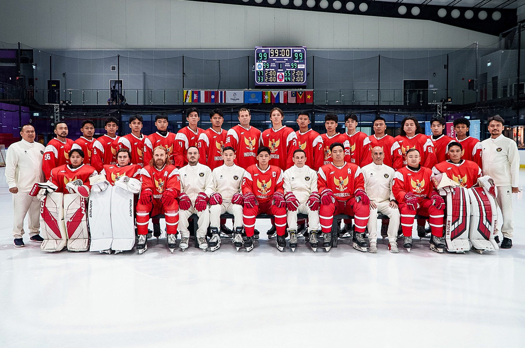 Perjalanan Timnas Hoki Es Indonesia, Selalu Jadi Juru Kunci Kini Berhasil Sabet Medali Emas