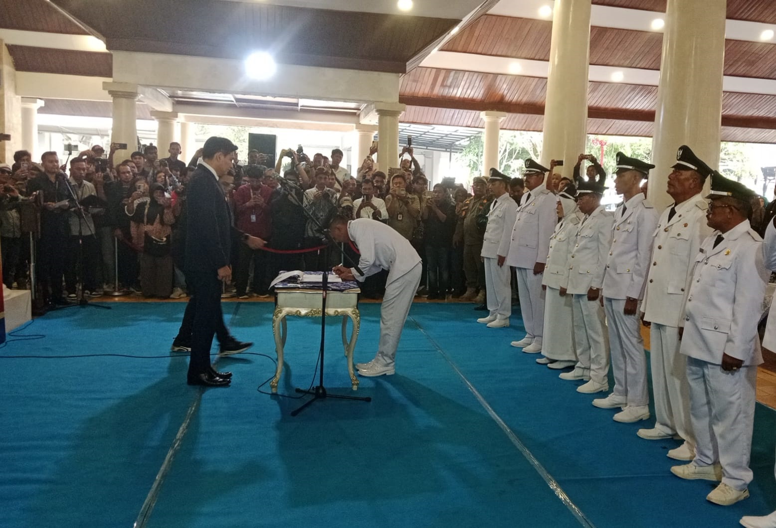 Pilwu Secara Hybrid Sukses Digelar, Bupati Indramayu Apresiasi Panitia