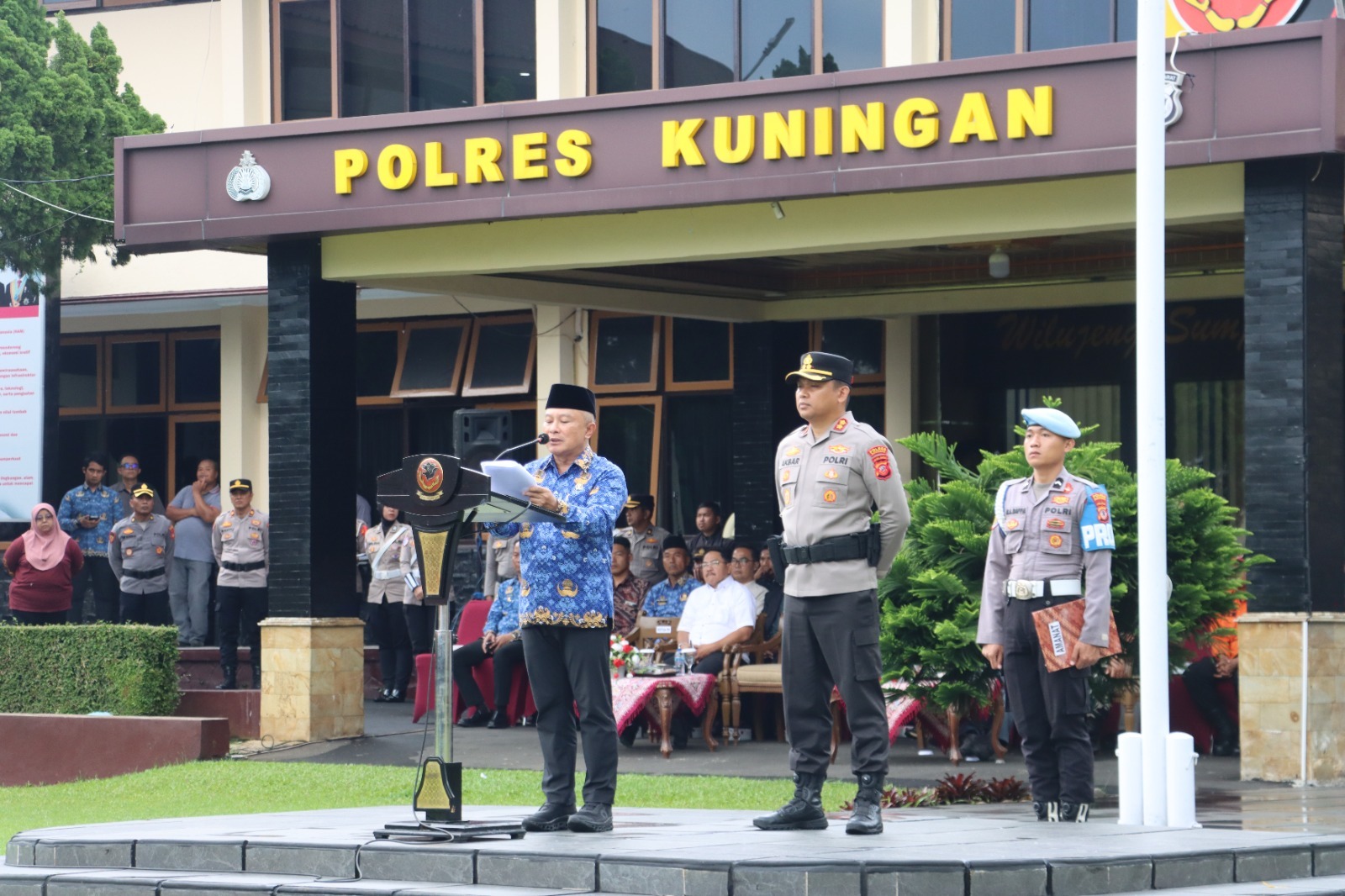 Supaya Natal dan Tahun Baru Aman, Polres Kuningan Kerahkan 584 Personel Gabungan