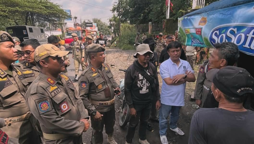 Bangunan Liar di Jalur Majalengka-Kadipaten Ditertibkan