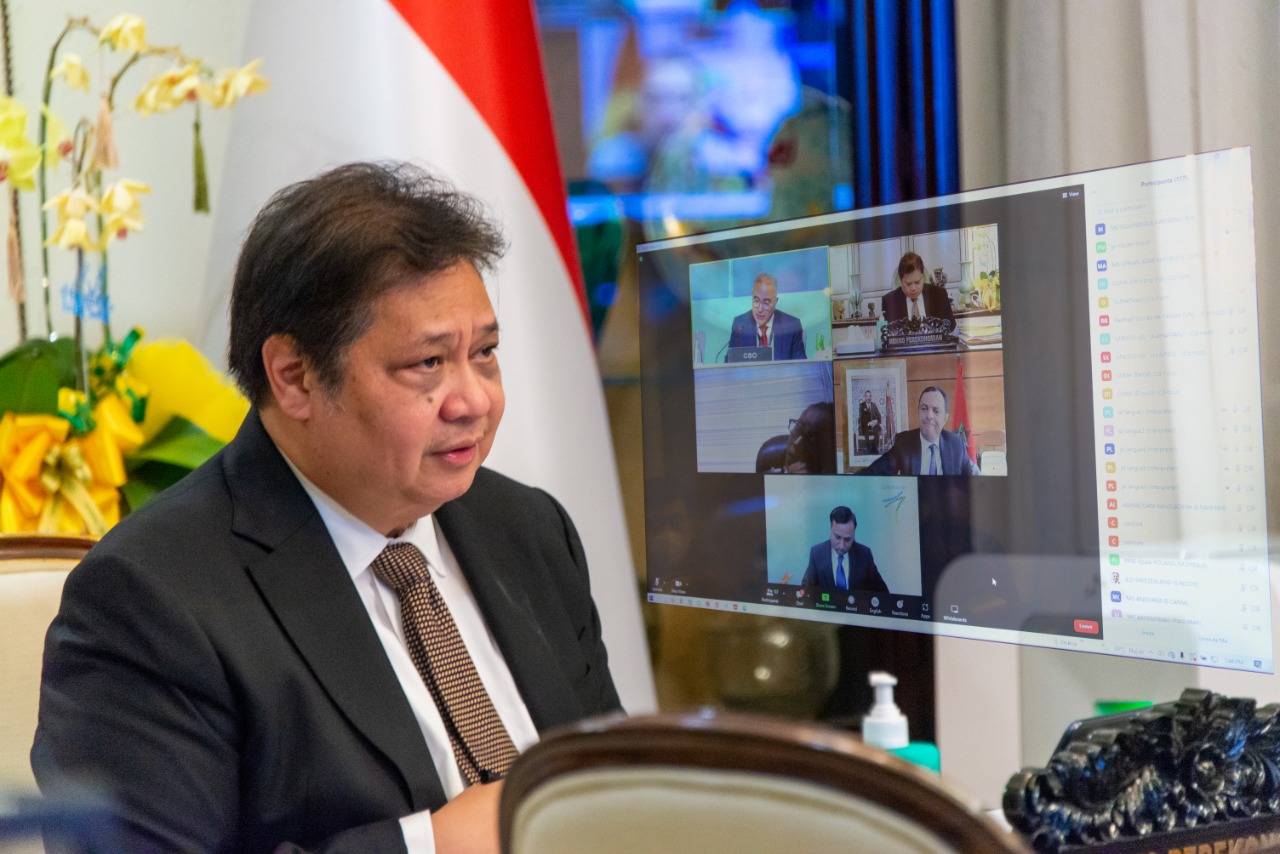 Menko Airlangga Beber Skenario Presidensi G20 Indonesia Mendukung Pemulihan Ekonomi Global