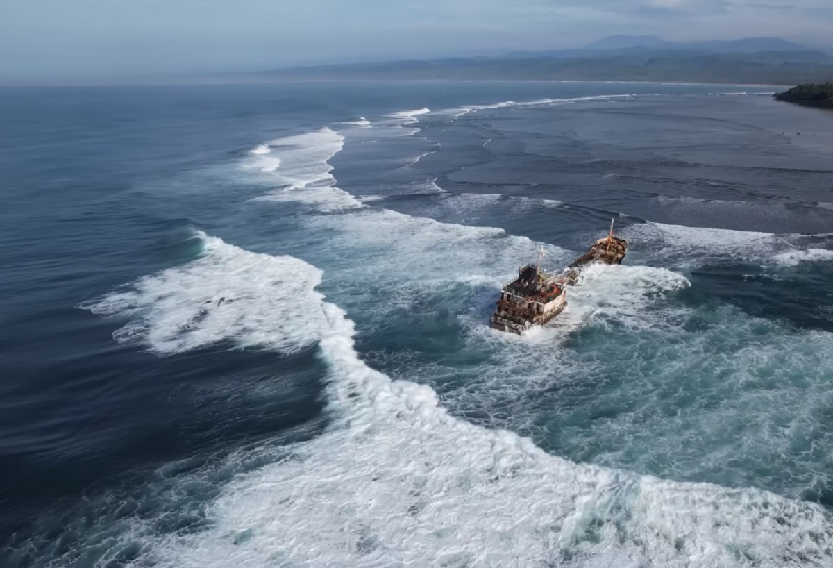 Misteri dari Laut di Hutan Sancang, Sudah 3 Kapal Besar Kandas, Langsung Menghadap Samudera Hindia