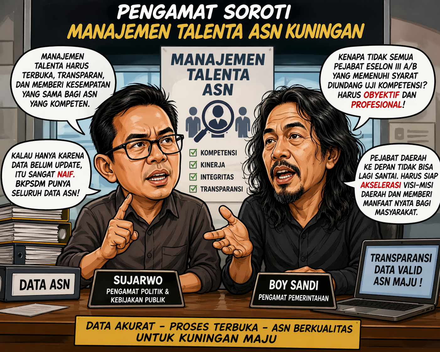 Talenta ASN Kuningan Disorot, Dua Pengamat Pertanyakan Transparansi dan Data BKPSDM