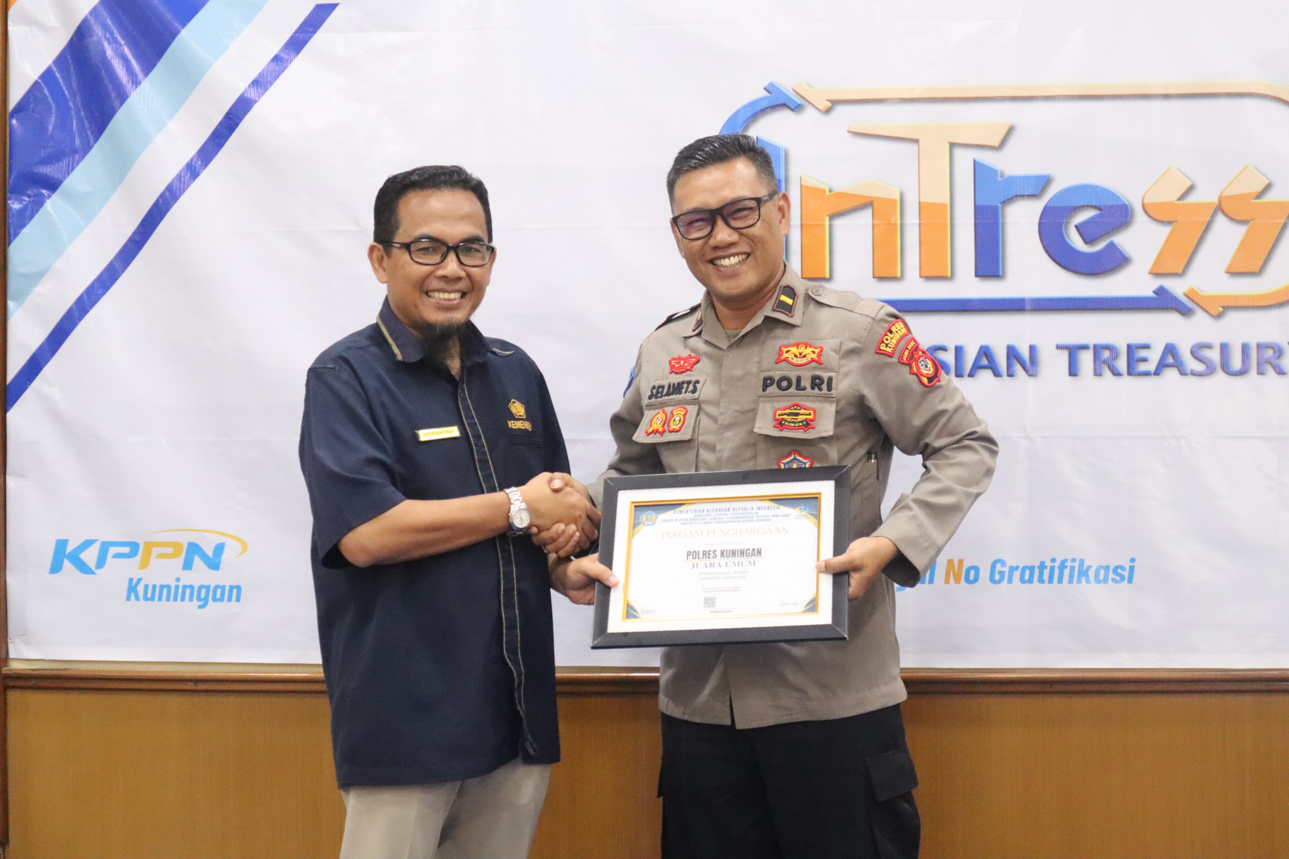 KPPN Kuningan Gelar Forum Konsultasi Publik: Polres Kuningan Jadi Satker Terbaik KPPN Awards Semester I 2025