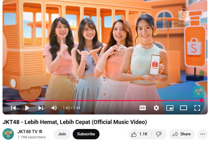 Shopee dan JKT48 Buktikan Chemistry Kuat Lewat MV 'Lebih Hemat, Lebih Cepat'!