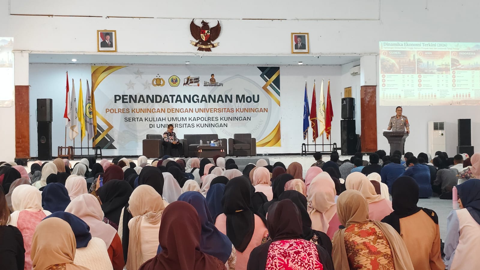 Kuliah Umum di Uniku, Kapolres Kuningan Tekankan Keamanan