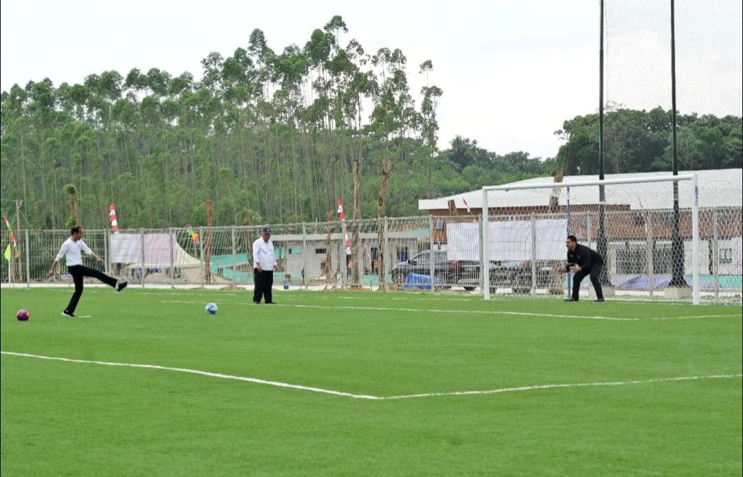 Presiden Jokowi Sebut Training Center PSSI di IKN Sudah Bisa Dipakai Timnas Indonesia Bulan Depan