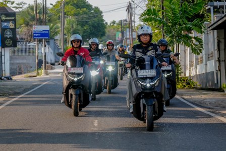 Yamaha Dukung Kampanye Keselamatan Berkendara, Sunmori MAXi Ride & Pride Bersama Gubernur Lampung