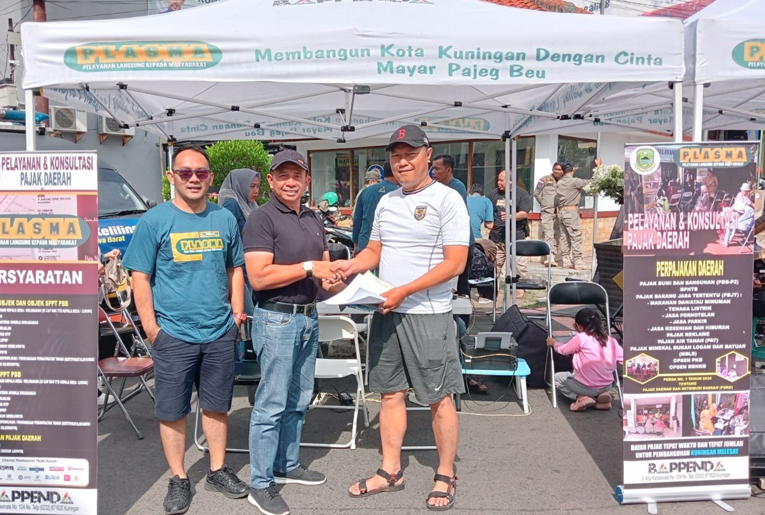 Buka Layanan Pajak di Car Free Day, Pendapatan PBB Kuningan Dekati 100 Persen