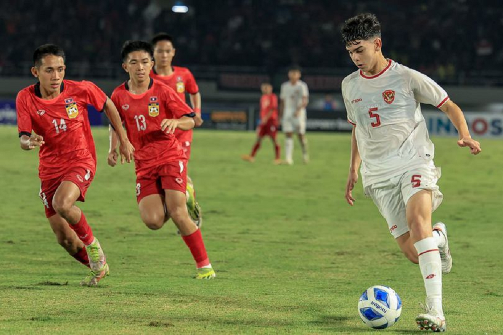 Indonesia Bermain 10 Orang, Australia U-16 Unggul Sementara Pada Babak Kedua Semifinal ASEAN CUP U-16