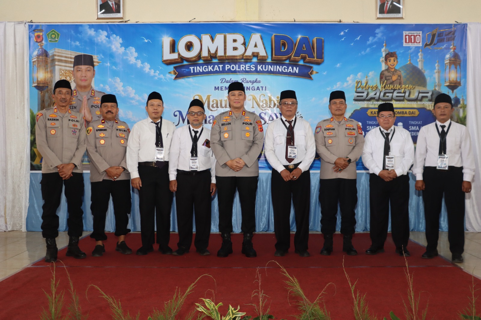 Polres Kuningan Cetak Dai Muda, 40 Pelajar Adu Kemampuan Dakwah