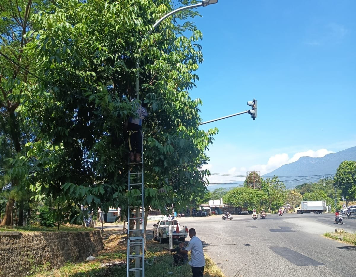 Lampu PJU Jalan Lingkar Timur Kuningan Padam, Dishub Langsung Bergerak