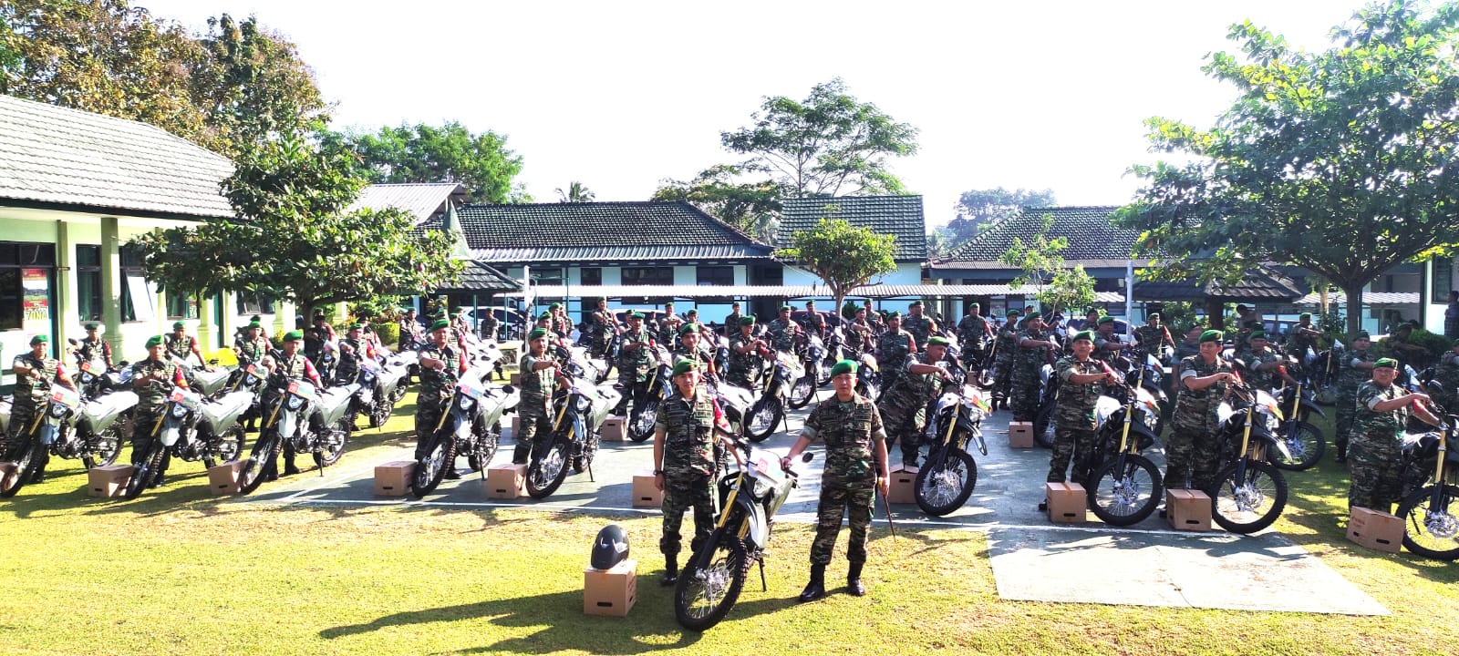 220 Babinsa Kuningan dapat Motor Dinas Baru, Bantuan dari Kementrian Pertahanan